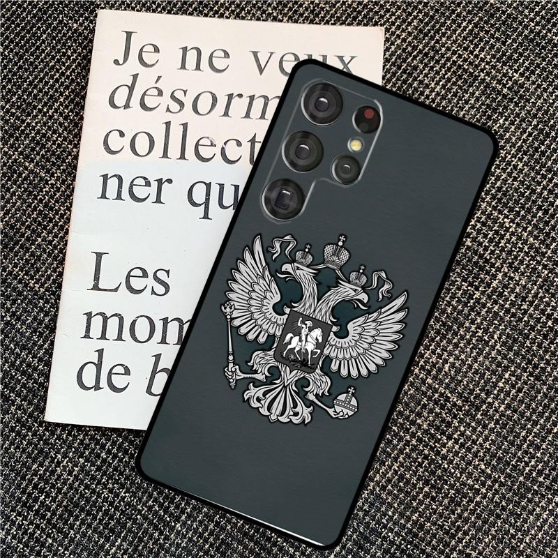 Russian Flag Case For Samsung Galaxy S25 Ultra S20 S21 S22 S23 S24 Ultra S9 S10 Plus S24 FE Back Cover