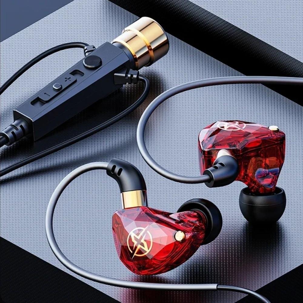 Dynamic in Ear Earphones 3.5mm Wired Headset Music Earbuds Wired Earphone Karaoke