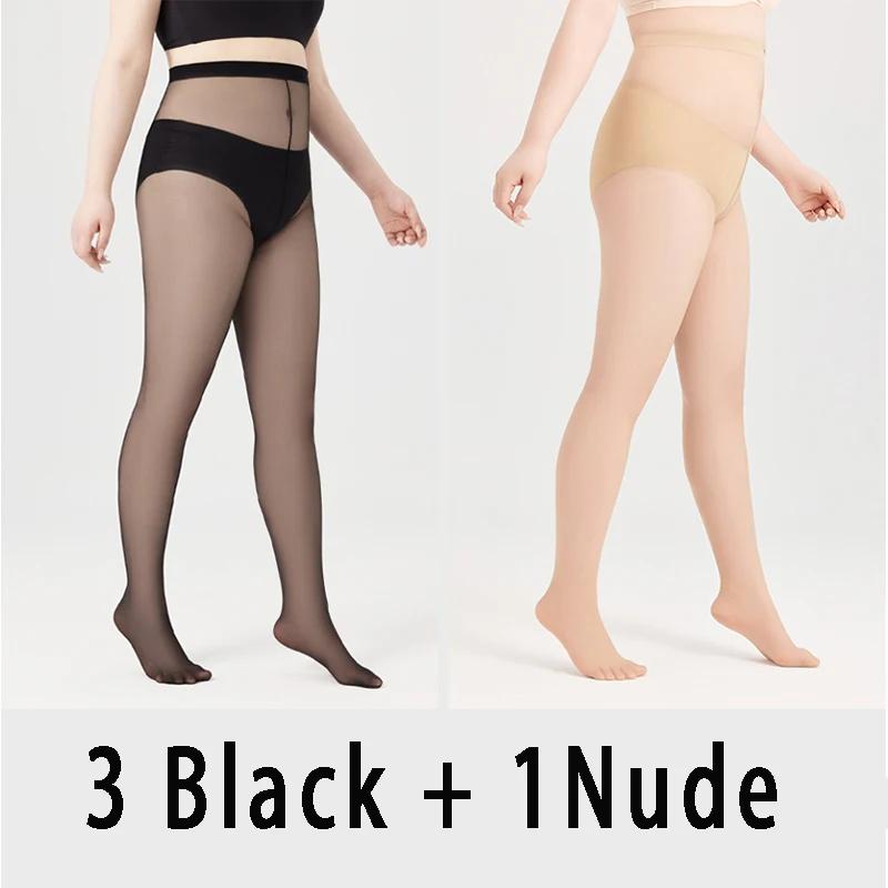 0D S Black Ultra Thin Leggings Plus Size Silk Tights  Slim Pantyhose Summer Thin Anti Hook Nylon Stocking Cheap