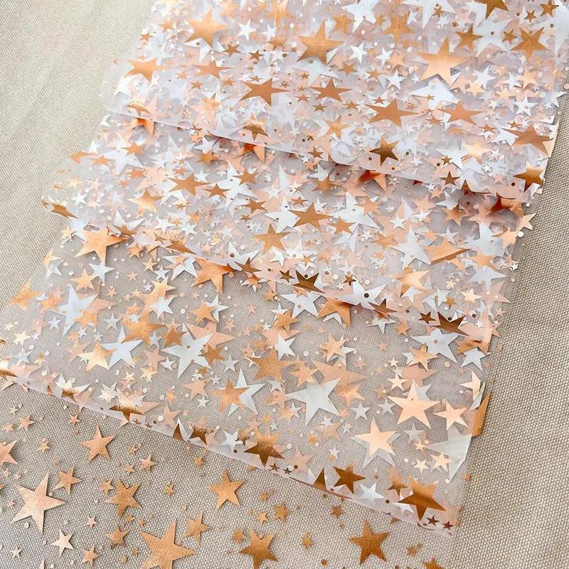 Glitter Bling Star Table Runner - 28CM×280CM Thin Metallic Mesh, Great for Wedding, Holiday, Christmas & Party Decor