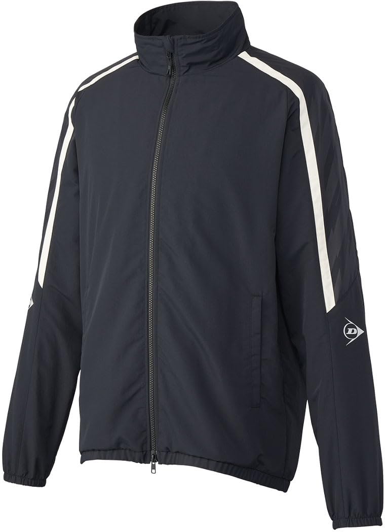 

Dunlop Tennis Wind Sizes Size L Jacket, Unisex, Kids Available, DAW4541, 2025FW, Black, чёрный