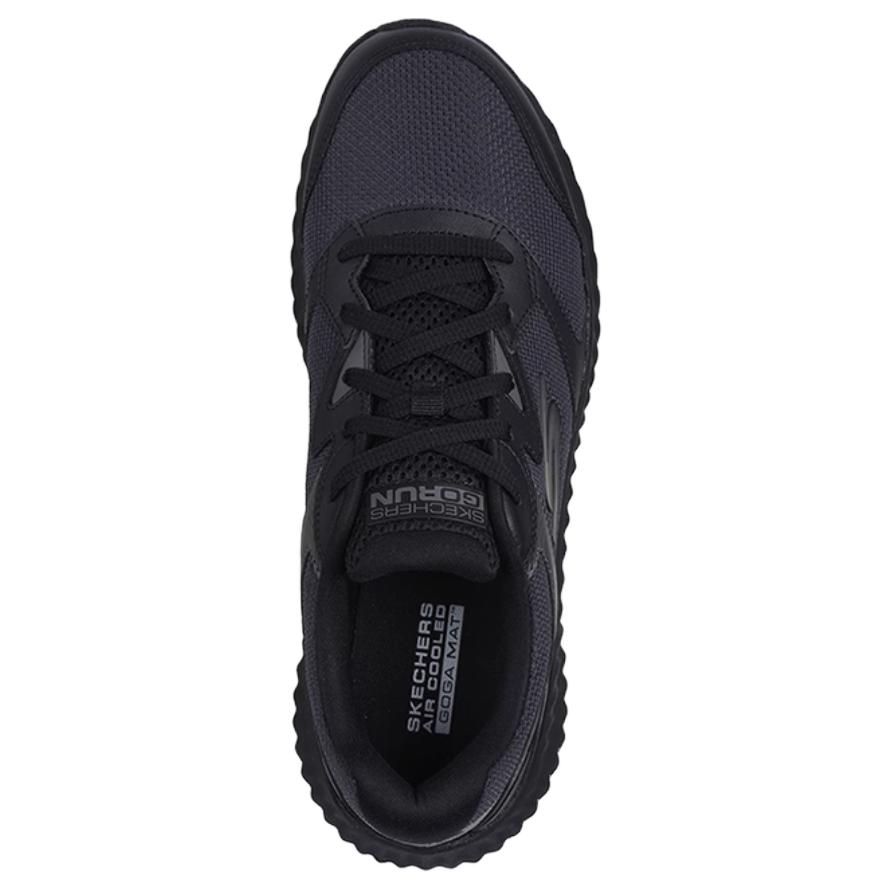 Skechers Mens Go Comfortable Trendy Versatile Low-Top Running Shoes Men Sneakers Black 220383-BKCC