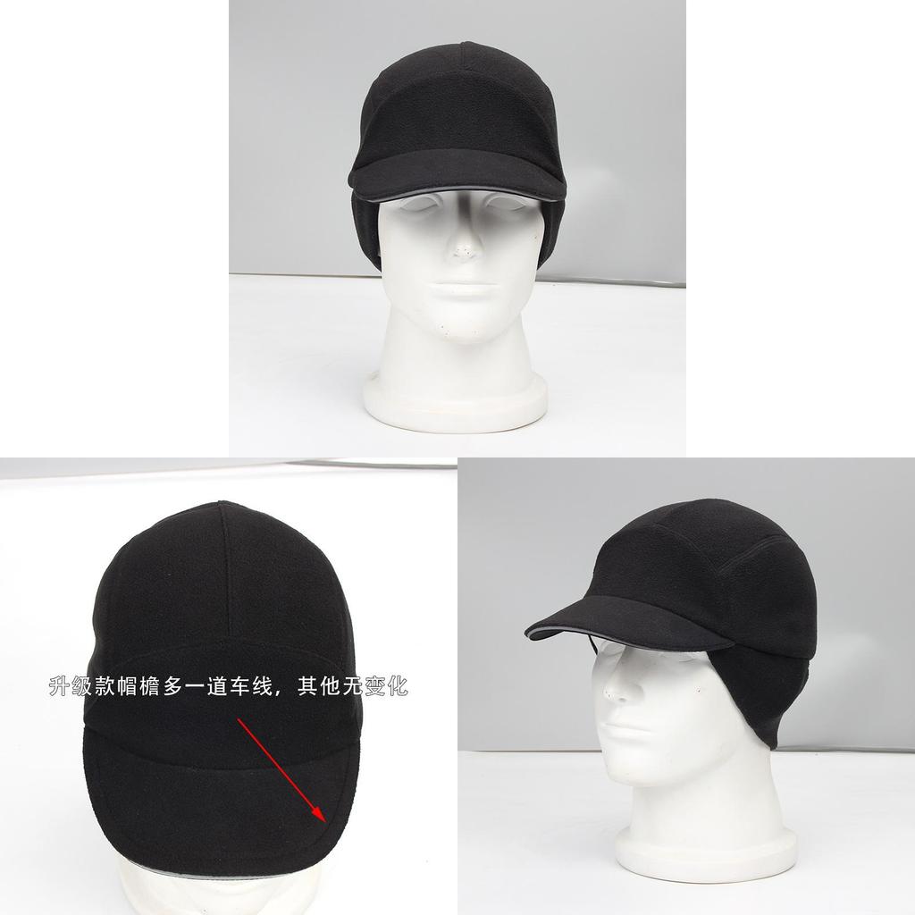 Fleece Baseball Cap With Reflective Features For Running And Winter Men Women