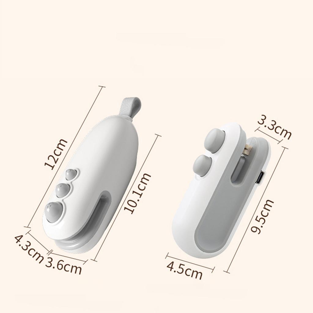 Mini Heat Bag Sealing Machine Package Sealer Bags Thermal Plastic Food Bag Closure Portable Sealer Food Packaging Heat Sealer