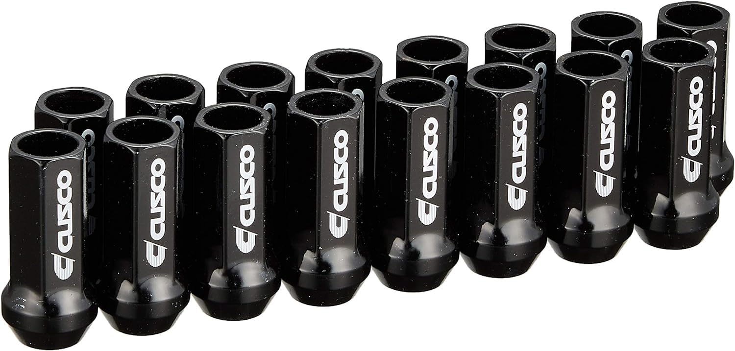 Cusco Racing Колесные гайки M12 x 1.5 16 штук 00B 738 1516B Nut length 48mm чёрный