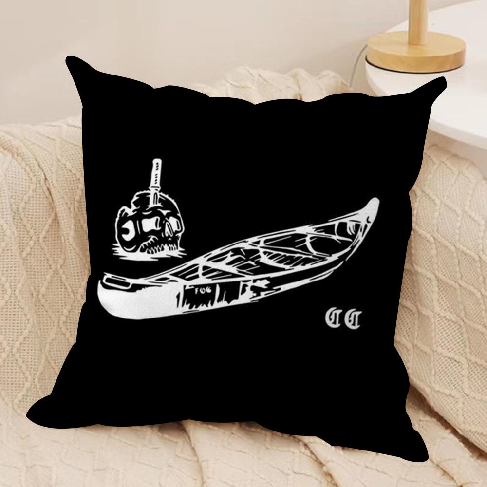 Forward O-Observations Group Cushion Cover Soft Plush Fabric Double-Sided Printed Sofa Cushion Cover for All Seasons Home Decor