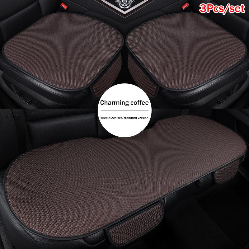 Universal Car Seat Covers for Summer Breathable Front Rear Seat Cushions Comfortable Interior for Most 5 Seat Cars