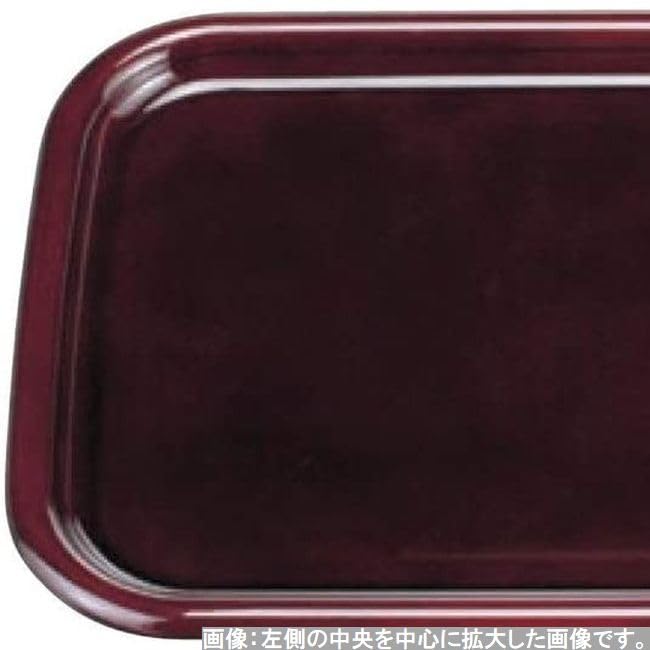 Made In Easy To 4 Shaku Bishamonten Lacquer X X J-kitchens Placemat/Tray, Japan, Use, Royal, (42.9cm 29.8cm 2.3cm)