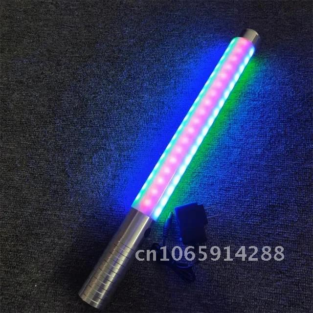 Aluminum Alloy Flash Stick Rechargeable LED Flash Stick Bar Wine Atmosphere Props KTV Luminous Wine Glow Stick