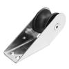 Stainless Steel Bow Roller 6.1x2.17in Scratch Resistant Docking Bow Roller Fixed Bracket Universal for Boat Yacht