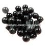 Silver Obsidian Gemstone Round Loose Beads for DIY Jewelry Making - Bracelet & Necklace Accessories