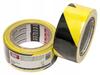 Scley Taśma ostrzegawcza klejąca żółto-czarna 48 mm x 33 m