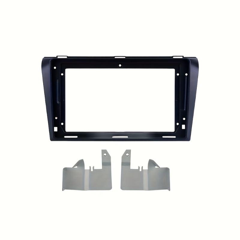 

Dashboard Trim Kit, 9inch 2 Din Car Radio Fascias, Compatible Durable for MAZDA 3 2004-2009, Without Battery