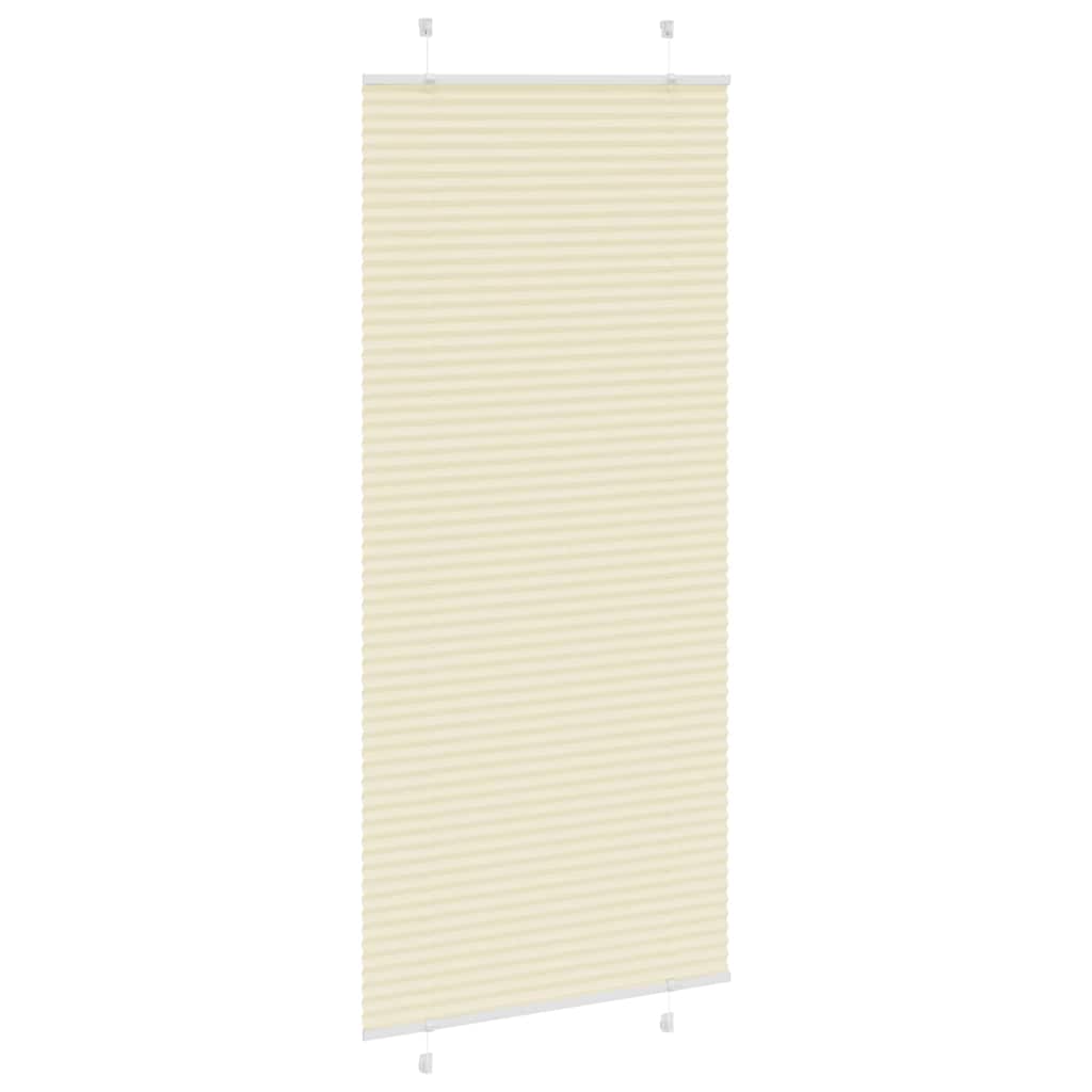 Cream Pleated Blind 100X200 Cm Fabric Width 99.4 Cm