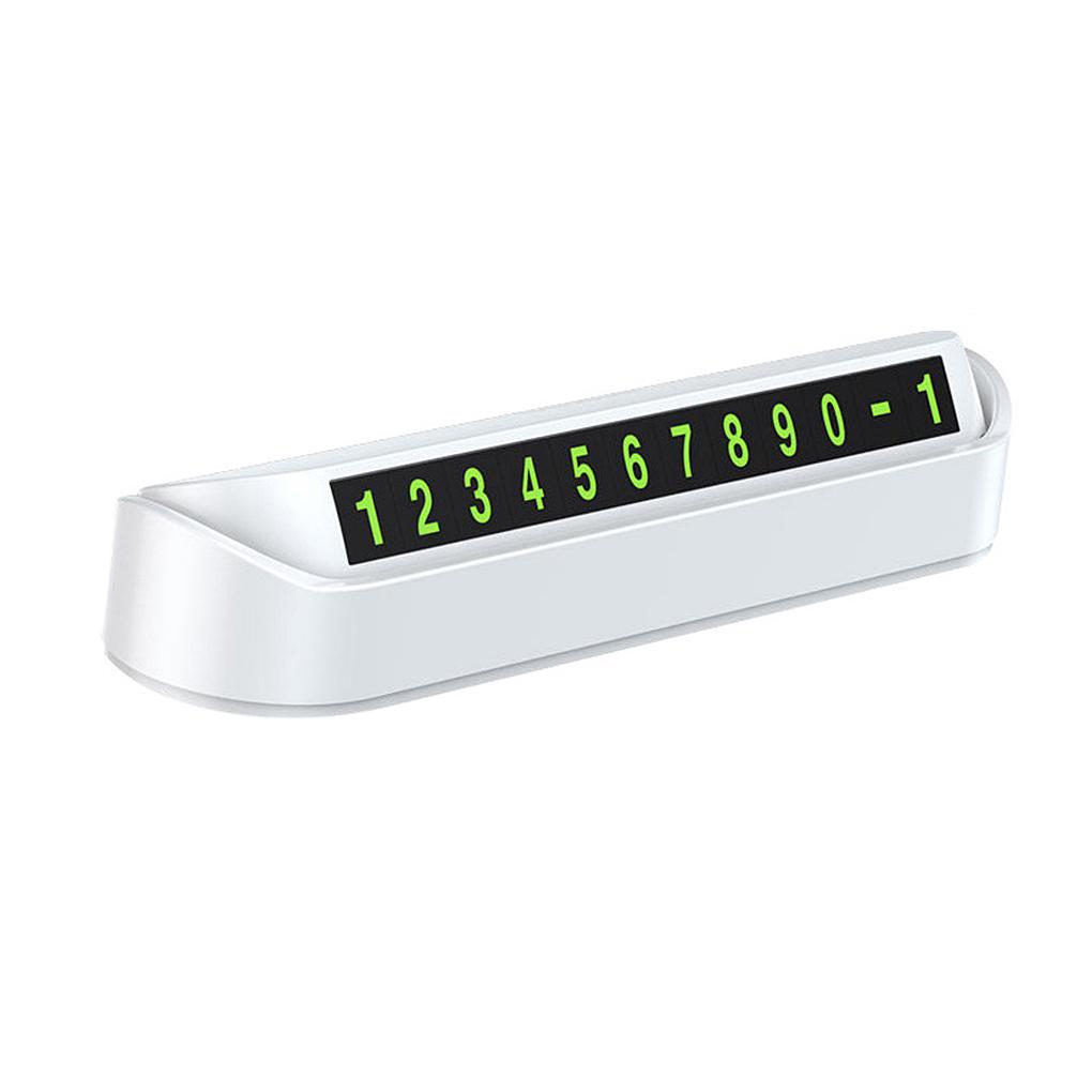 

Car Temporary Parking Card Plastic Phone Number Card Card Plastic Phone Portable Car Styling Plate Sticker