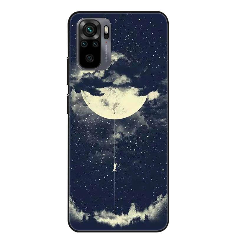 For Xiaomi Redmi Note 10s Case Shockproof Silicone Cartoon Soft Cover for Redmi Note 10 Pro Phone Cases Note10 4G 10T 5G 10 S