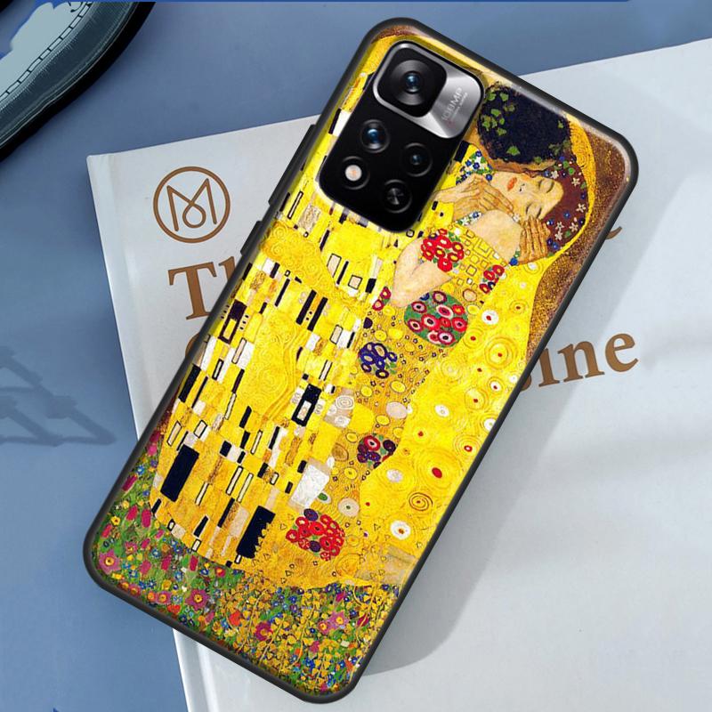 The Kiss Gustav Klimt Painting Case For Xiaomi Redmi 13C 10C 12C 14C Redmi Note 14 13 Pro 12 11 9 10 9S 10S 11S 12S Cover