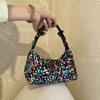Borse alla Moda con Paillettes Celebrità Femminili Cena Stile Occidentale Hobo Portatile a Tracolla Raviolo