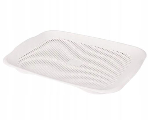 Deska do krojenia serwowania z cedzakiem plastikowa 36,5x27cm 1szt