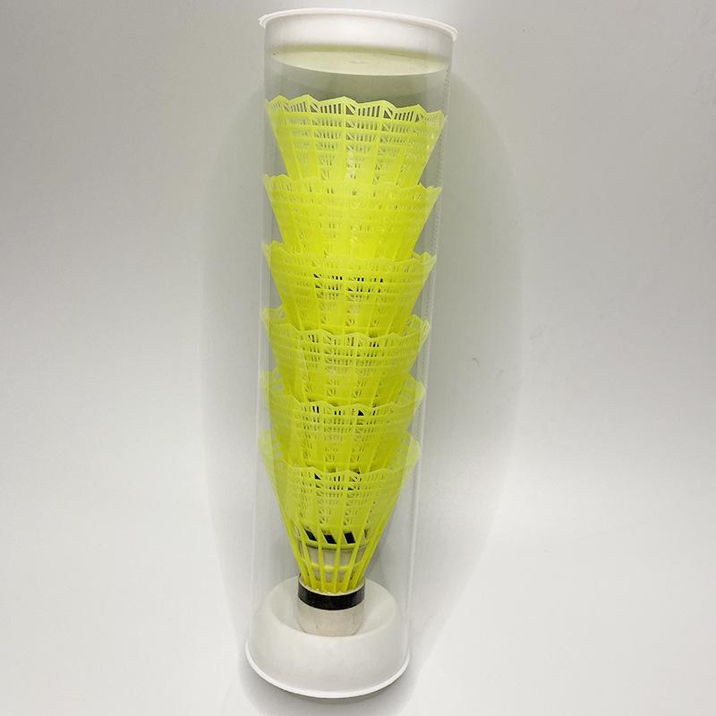 Durable Windproof Nylon Badminton Shuttlecocks - 3 or 6 Pack