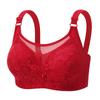 Plus Size Bandeau Bra Women Thin Wireless Full Coverage Push Up Side Smoothing Backless Bra Anti Slip Comfortable Supportive Underwear