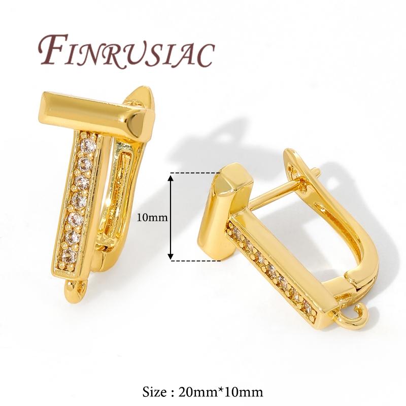 18K Gold Plated Earring Accessories,Earwire Fasteners Fittings,Earring Fixtures,DIY Jewelry Making Supplies,French Earring Hooks