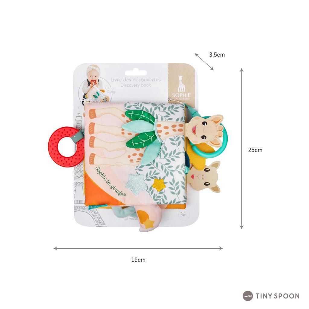 Discovery Book Sophie the Giraffe [Official Japanese Product] Vulli First Picture Book, 3D Picture Book for Babies and Infants, Ages 0-3 Months, 1