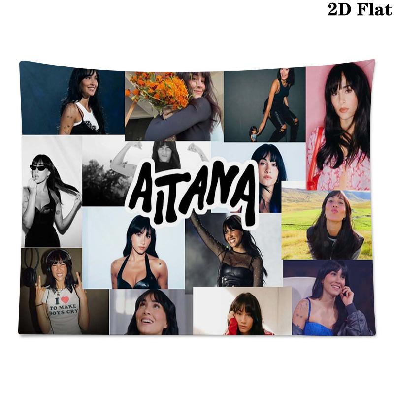 Aitana Ocana Wall Tapestry Aesthetic Wall Hanging Printed Fabric Blanket Decorative Tapestries for Bedroom Living Room Home Decor