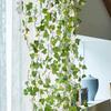 Artificial Vine Green Leaf String Lights USB Artificial Vine Fairy Lights  Weeding