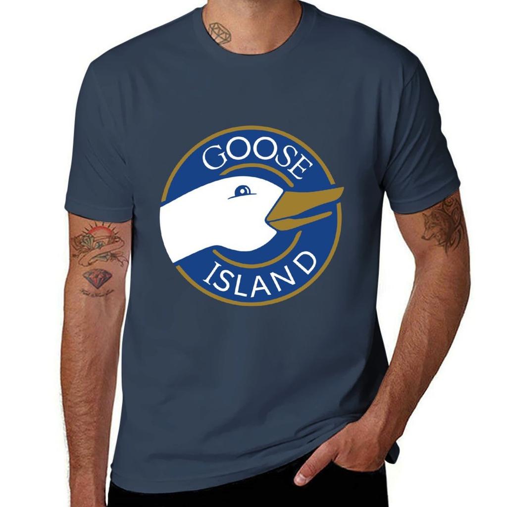 Goose Island Tshirt Casual Loose Short Sleeve Tee For Men