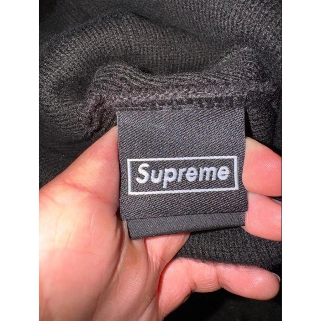 Used Supreme Box Logo Beanie Black Y2k