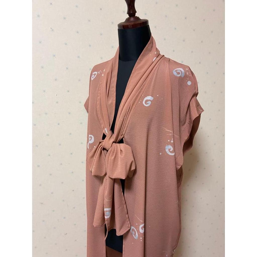 Used Kimono Remake Sheer Material Summer Kimono Long Length Haori