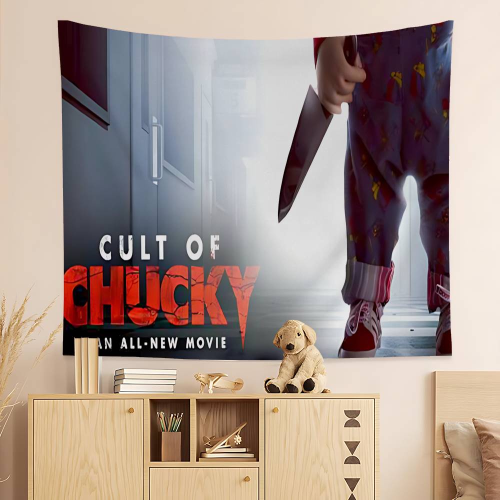 Horror Movie CChild PPlay Hippie Wall Hanging Tapestries Bohemian Wall Tapestries Mandala INS Home Decor