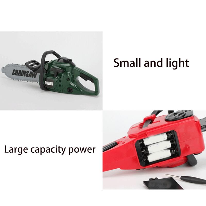Simulation Construction Tool Realistic Chainsaw Toy for W/ Safety Blade Sawtooth  Game Set Toddlers STEM Toolb