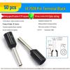 European Tubular Wire Connectors: VE0508, 7508, 1008, 1508, 2508 Pin Terminals