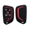 Funda de Silicona para Llave de Coche Carcasa para Chevrolet Corvette C8 2021 Coupe 6 7 Botones Portallaves Remoto Accesorios