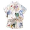 Children's Summer Suit Boys' Summer Suit Baby's Short Sleeved Shorts T-shirt Loose Shirt Trendy Children's Clothing