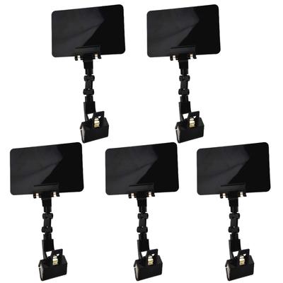 Heizi Pop Clip Price Tags, Set of 5, Writable Blackboard Pop Clips, Pop Stands, Display Cards (Black)