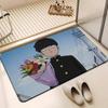 Anime M-Mob Psycho100 Floor Mat Absorbent Floor Mat Non-Slip Entrance Rug for Bathrooms Restrooms and Toilets