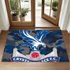 Crystal Palace Football Design Crystal Velvet Rug Soft Decorative Mat for Bedroom Entrance