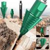 Round Shank Wood Splitting Cone High Hardness Steel Electric Drill Accessories  Drilling