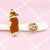 Talos Cute Corgi Dog Enamel Brooch Pin Unisex Denim Jacket Collar Sweater Scarf Badge