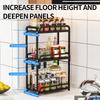 Door Type Iron Mesh Multifunctional Storage Rack