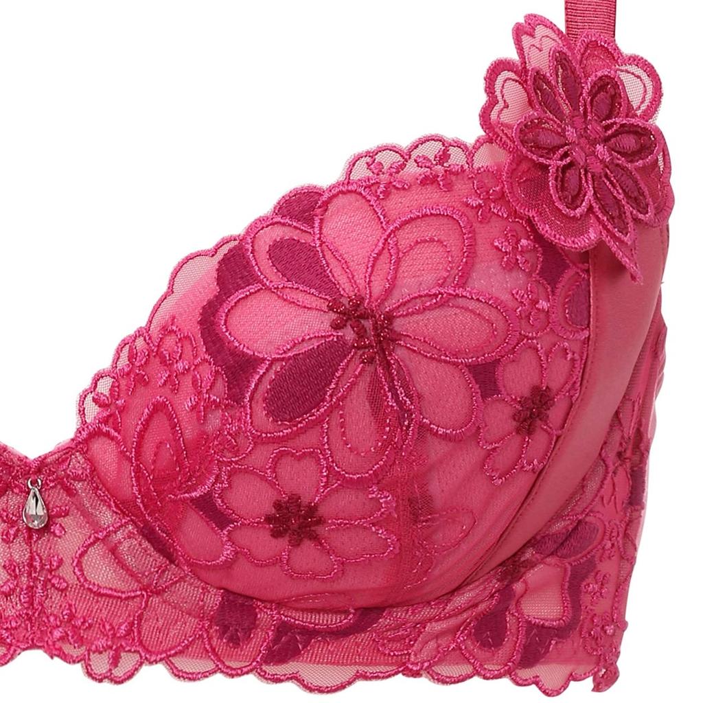 Triumph Premium Red Label Angel Bra Slimline 0075 M020 E70 Women's Bra, (Dark Pink),