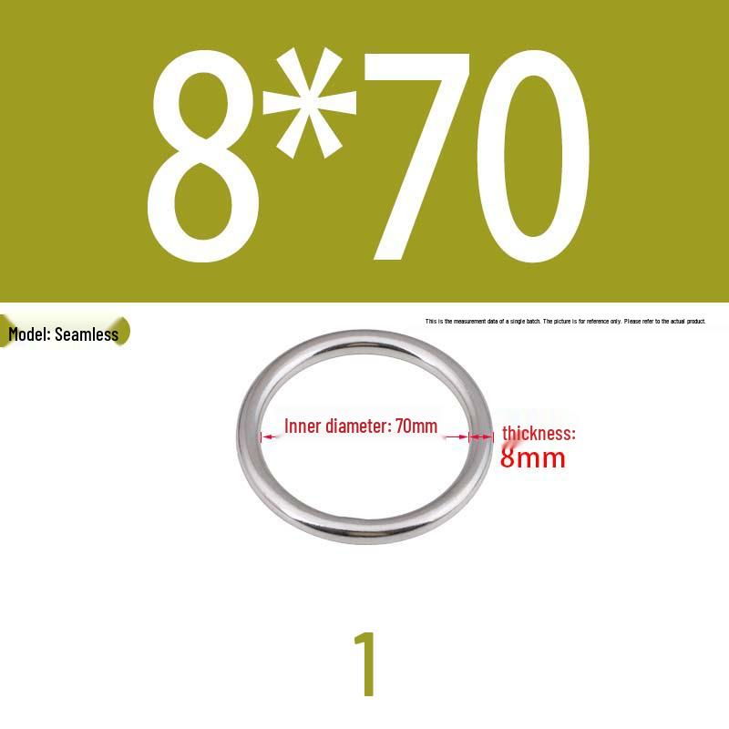304 Stainless Steel Seamless O-Ring for Lifting and Hammock Yoga Connection