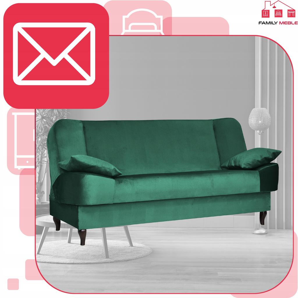 Sofa Sofa Sara Sofa Bed Bonell Bed Family Furniture Green