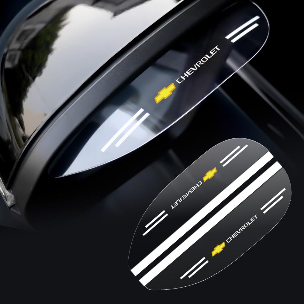 Car Accessories Rear View Mirror Rain Eyebrow Cover Sun Shade Protector For Chevrolet Cruze Spark Captiva Suburban Camaro Malibu
