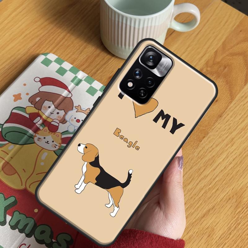 Beagle Puppy Dog Case For Xiaomi Redmi Note 14 Pro 13 12 11 10 15 Pro Plus Redmi 15 C 13 10C 12C 13C 14C Cover