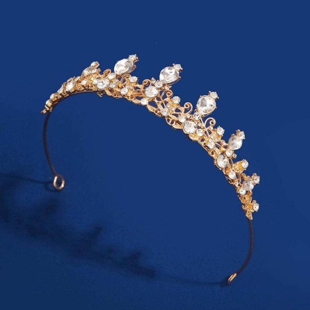 Wassertropfenform Königin Prinzessin Krone Barock Diadem Kopfschmuck Brautkrone Geburtstag
