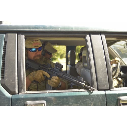 DIRECT ACTION Hard Gloves, Synthetic Leather, Touchscreen Compatible, Black, Size Small